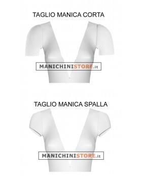 Busto donna corto per  foto internet e-commerce