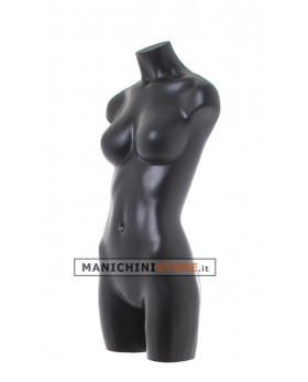 Busto manichino donna nero NEW senza base