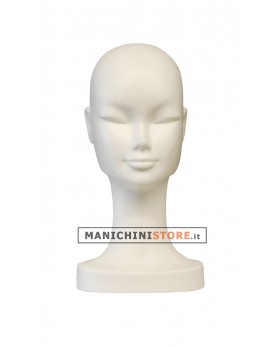 Testa donna porta accessori precolorata bianca