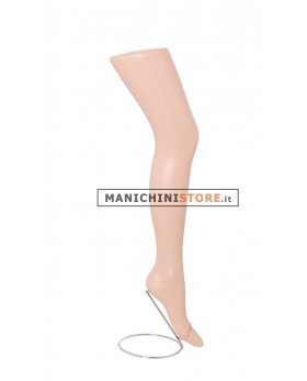 Gamba donna precolorata  - espositore calze