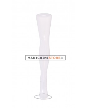 Gamba donna trasparente opale - espositore calze
