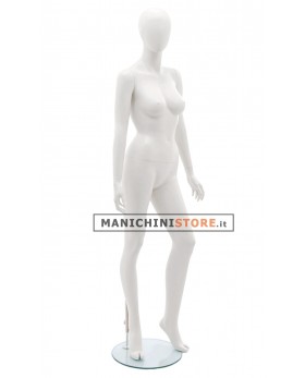 Manichino donna testa uovo - Vogue 2A Bianco