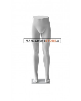Gambe uomo vita alta con base in metallo