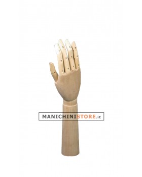 Mano donna in legno articolata alta