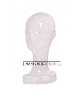 Testa donna porta accessori trasparente