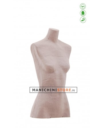 Busto donna Argilla in Cartapesta da banco