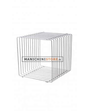 Cubo in filo ferro cromato 40cm