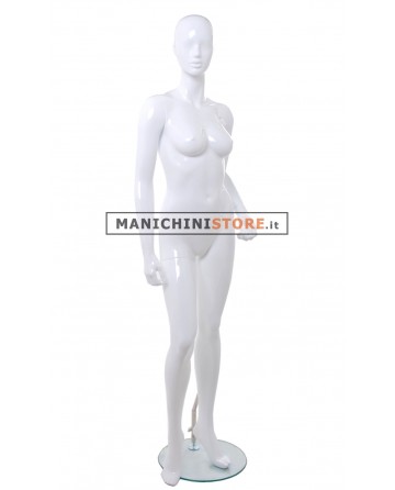 Manichino donna Tribal - 14 Bianco Lucido
