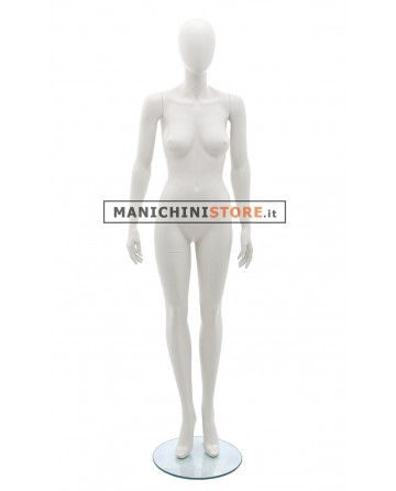 Manichino donna testa uovo - Vogue 3R Bianco