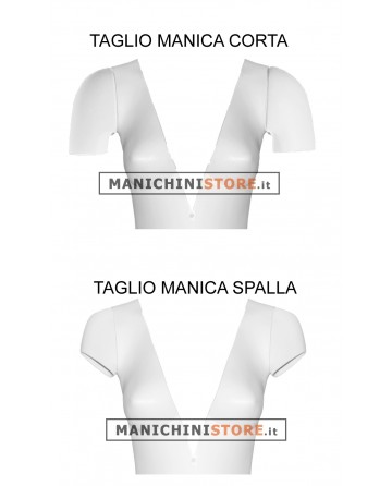 Busto donna corto per  foto internet e-commerce