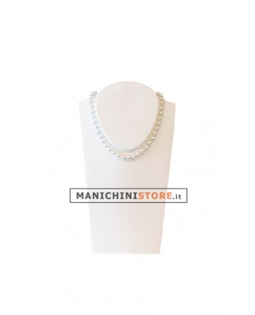 Espositore grande per collane bianco