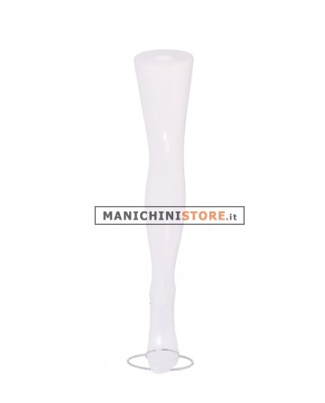 Gamba donna trasparente opale - espositore calze