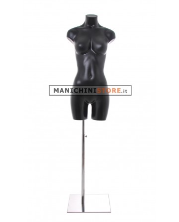 Busto manichino donna nero NEW