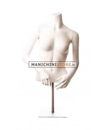 Busto manichino donna da banco B1