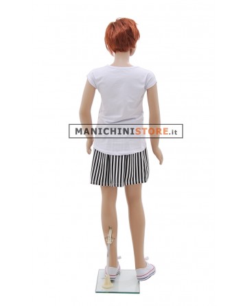 Manichino bambina 7-8 anni Ecoplastic Realistico 2042