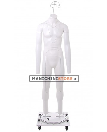 Manichino uomo professionale per  foto internet e-commerce