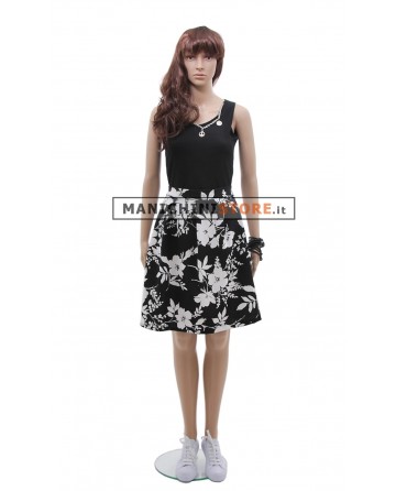 Manichino donna ECOPLASTIC realistico con parrucca OMAGGIO - 1037