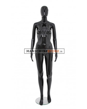 Manichino donna Nero lucido Ecoplastic 7