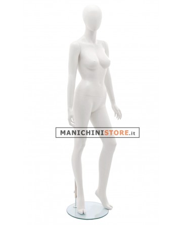 Manichino donna testa uovo - Vogue 2A Bianco