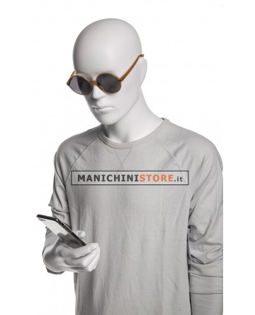 Manichino uomo cellulare