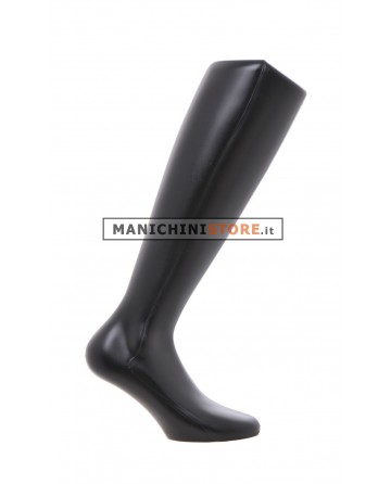 Gamba uomo nera  - espositore calze