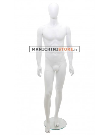 Manichino uomo testa uovo - Vogue P2M Bianco
