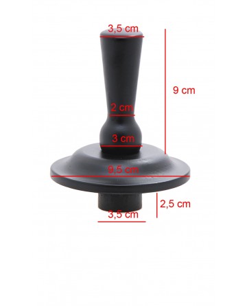 Tappo Champagne per busto sartoriale donna - nero