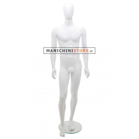 Manichino uomo testa uovo - Vogue P2M Bianco